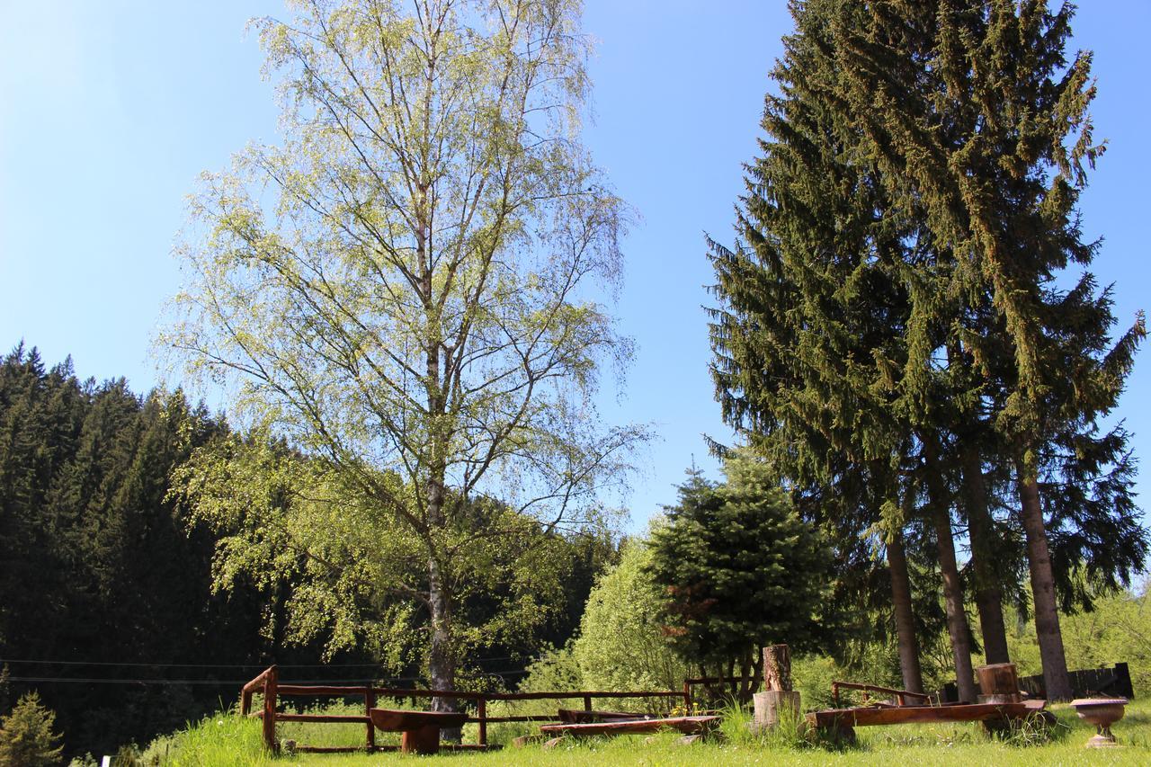 Chalupa Pohádka Železná Ruda Esterno foto